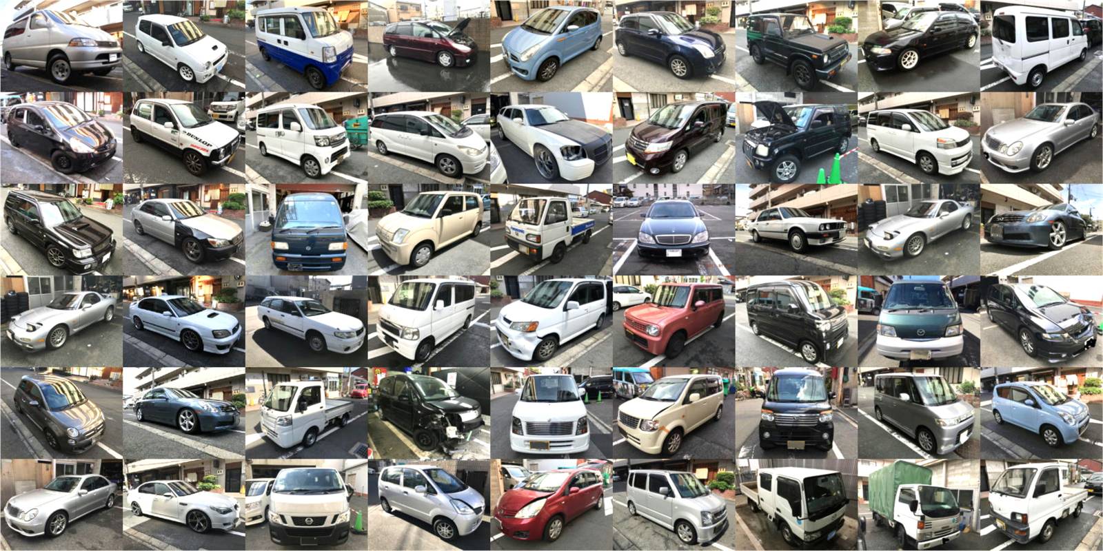 ホリヤマワークスが買取したお車の一例（軽自動車・ワゴン・セダン・トラックなど）